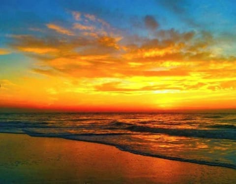 One of the many unbelievable sunsets you will see.