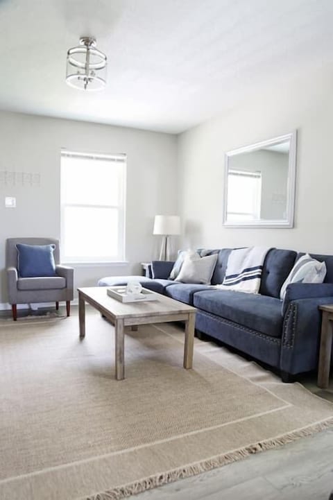 Inviting living room perfect for relaxing, playing games, and making memories together!