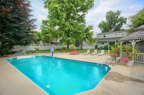 36' in-ground pool and private backyard oasis!