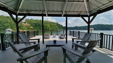 Upstairs Seating Area with Jump Gate