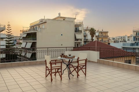 Terrace view and sitting area