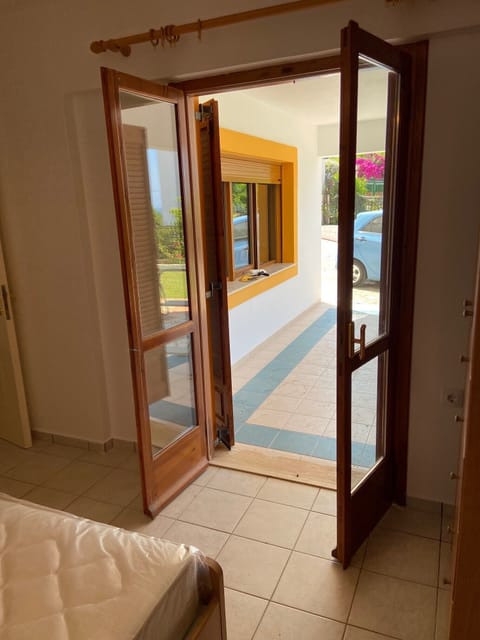 Patio from front, double room