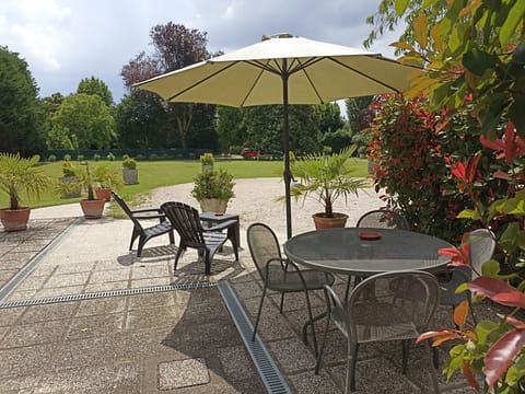 Private patio