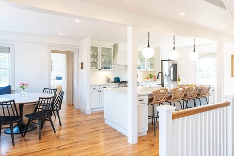 Chef's Kitchen with Expansive Island and Breakfast Nook