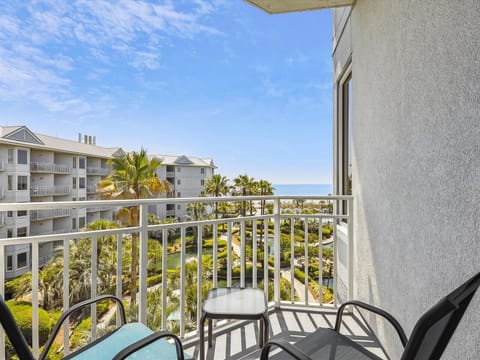 Private Balcony off Master Bedroom with Ocean Views at 1404 SeaCrest