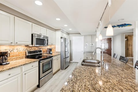 Updated Kitchen at 1415 South Beach Villa