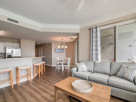 Living Room, Dining Area and Kitchen at 3102 SeaCrest