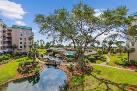 Balcony with Ocean Views at 3206 Windsor Court South