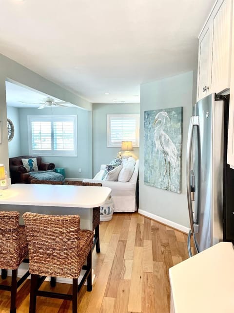 View from kitchen to living room.  Great open concept! 