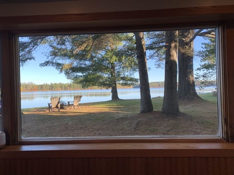 View from the master bedroom bed