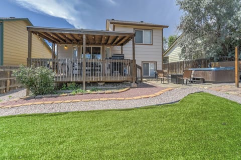 Enjoy the beautifully landscaped backyard