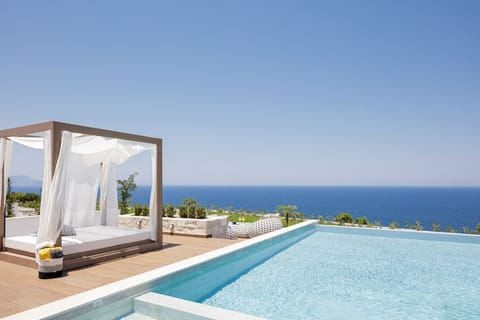 Spacious outdoor lounging area perfect for sunbathing or relaxation.