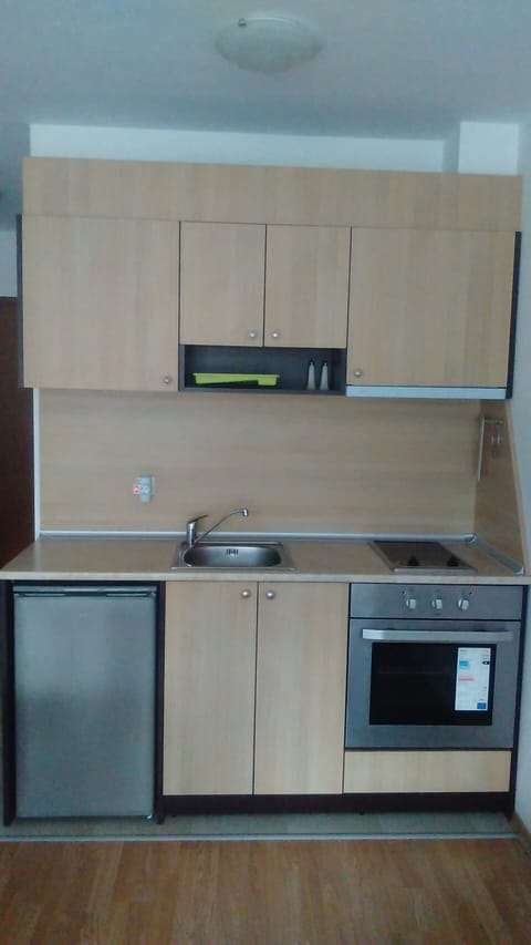 Apartment | Private kitchen | Fridge, oven, stovetop, electric kettle