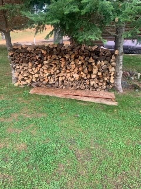 Firewood is provided for free!