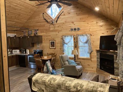 Living room from front door