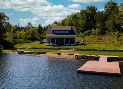A Massive 200 feet of private waterfront 
