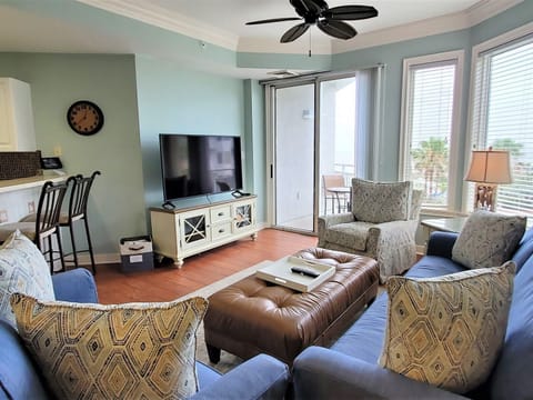 Living Room with New Furniture at 2404 Sea Crest