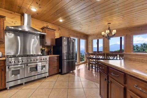 Cook up a meal for the entire family in the 8-burner double oven range.