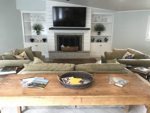 70 inch  smart tv great for big groups. Large, comfy seating