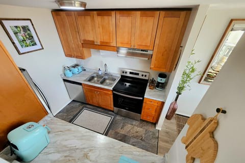 Fully equipped kitchen has everything you`ll need for a home-away-from-home cooked meal