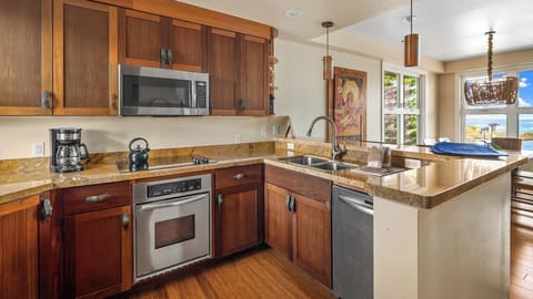 Whalers Cove at Koloa Landing #234 - Ocean View Kitchen - Parrish Kauai