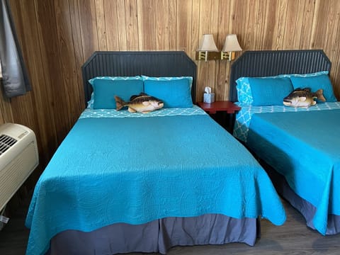 Two Queen beds. Updated Bedding.