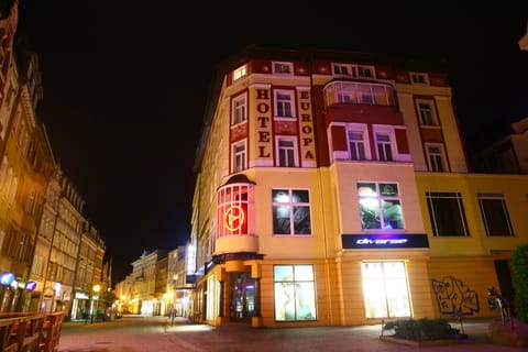 Front of property - evening/night