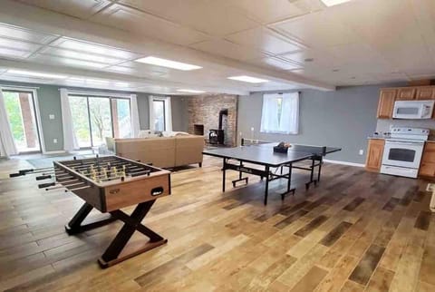 Bottom level Gameroom/living room
