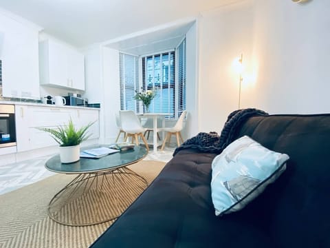 We have na lovely open plan kitchen, lounge, dining room 