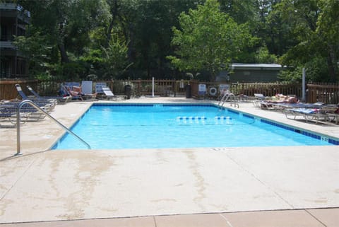 Take a cool dip in the sparkling pool.