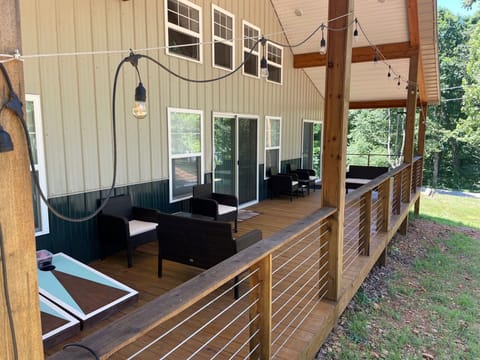 Spacious outdoor deck.