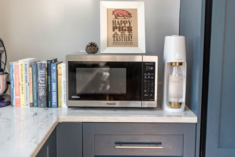 Feel free to use the Soda Stream to make your own seltzers!