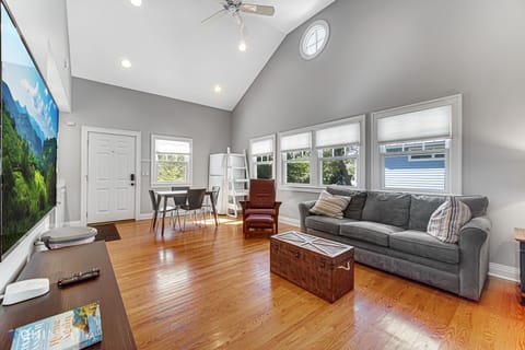 Living Room with Full Sleeper Sofa