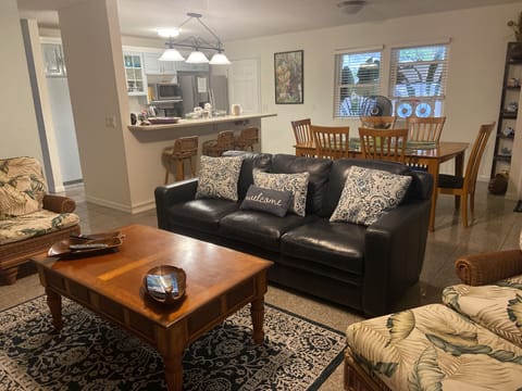 Open concept kitchen/living room 