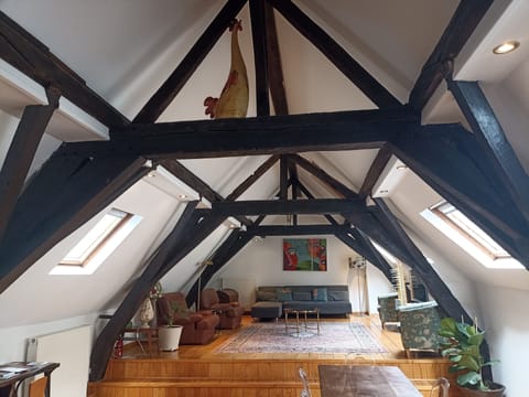 Apartment | Living room | 30-inch TV with digital channels