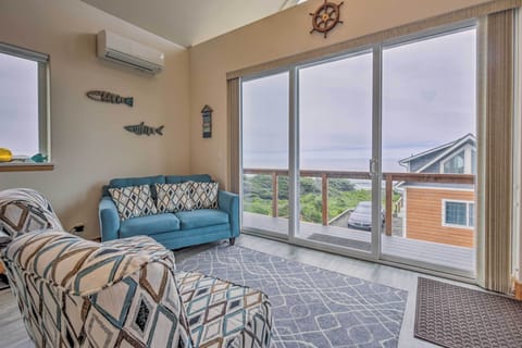 Yachats Vacation Rental | 2BR | 1BA | 850 Sq Ft | Stairs Required For Access
