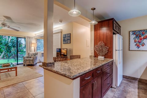 Updated and fully equipped kitchen