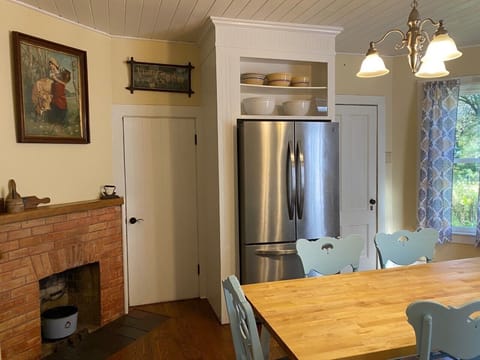 Full-size fridge right next to the butler's pantry.