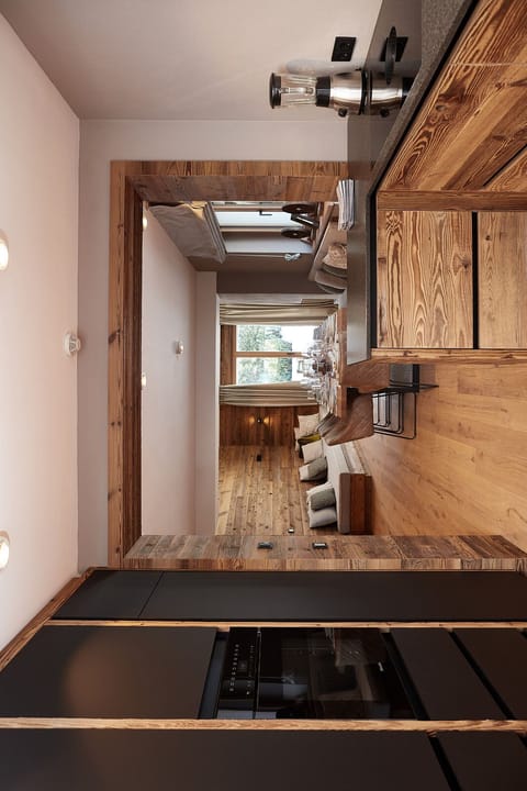 Deluxe Apartment | Private kitchen | Full-size fridge, oven, stovetop, dishwasher