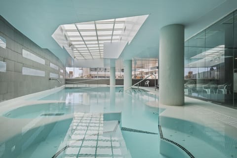 Sauna, steam room, mud baths, hot stone massages, massages