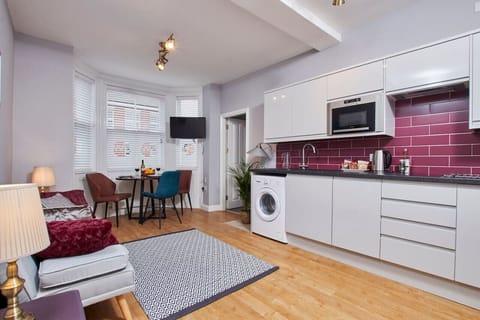 Open-plan living/dining space