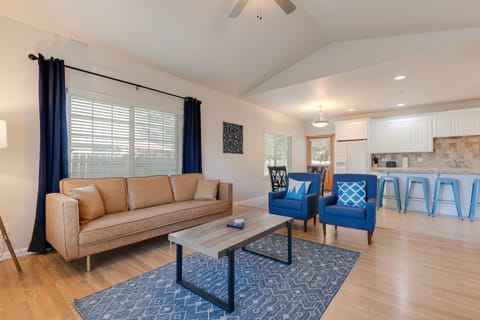 Light, bright and open spaces.