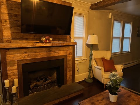 Open Concept Living room with Fireplace