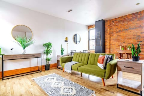 A living area designed for conversations, reflections, and moments of stillness amid the city's energy