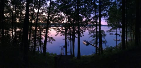 Sunrise from the screened in porch