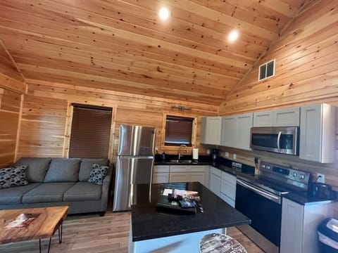 First floor of cabin