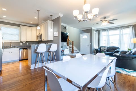 Pull out one of our board games and play at the big table