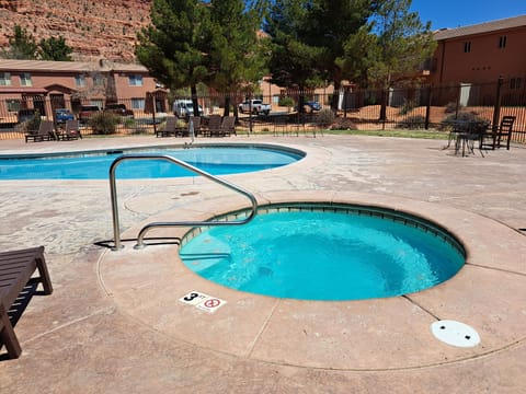 Enjoy a soak after a long day of hiking