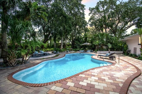 super relaxing beautiful outdoor space and pool 