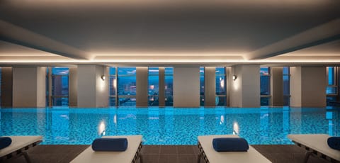 Indoor pool, outdoor pool